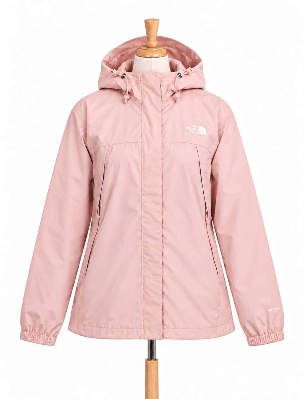 The North Face Antora Jacket Womens XL Evening Sand Pink DryVent Hooded NWT